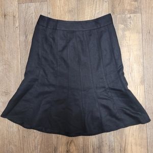 Ann Taylor Loft black chic skirt 4p